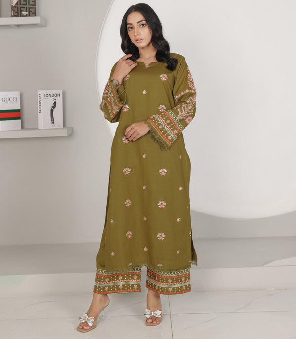 Evergreen 2- Piece Stitched Suit